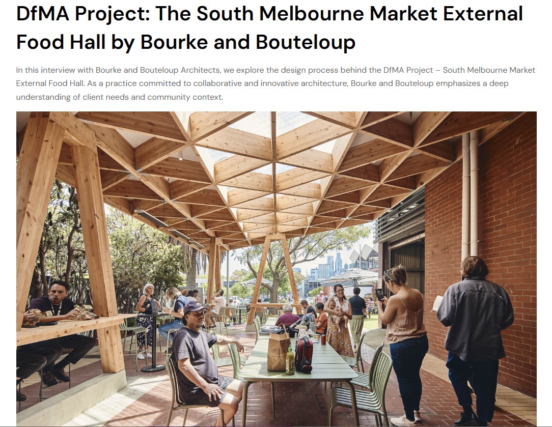 South Melbourne Market External Food Hall